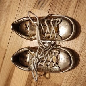 Little Girls MK Rose Gold Sneakers Size 10